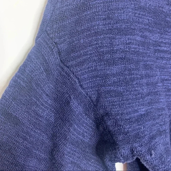 Moth Navy Crossover Sweater Size Medium - Picture 5 of 7